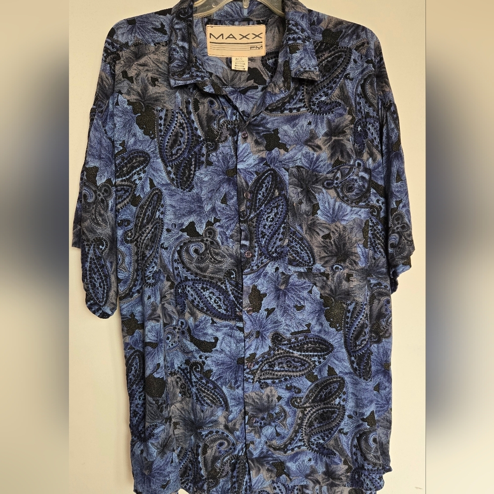 Vintage Paisley Button Down Shirt